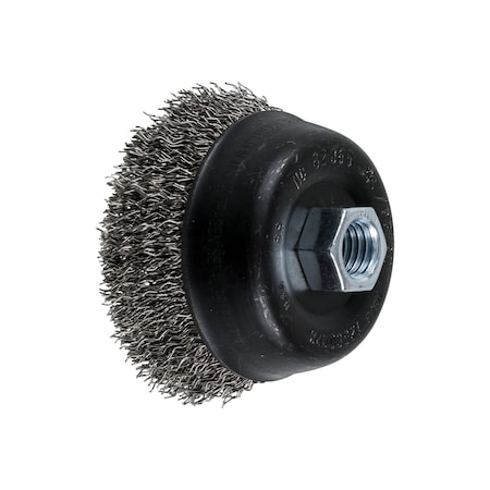 Pferd Crimped Cup, .020SS Wire, 3-1/2 82365